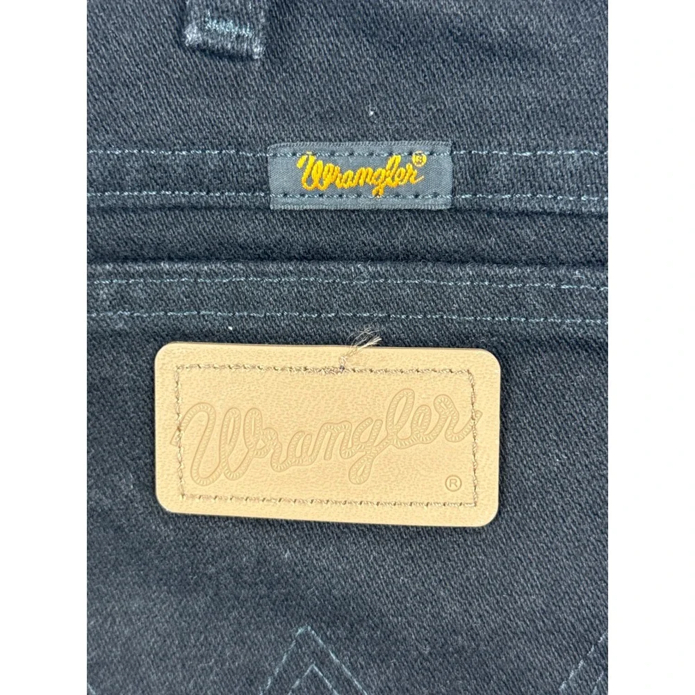 Wrangler Mens 30x30 Black Cowboy Cut Slim Fit Jeans 936WBK Western Denim Pant